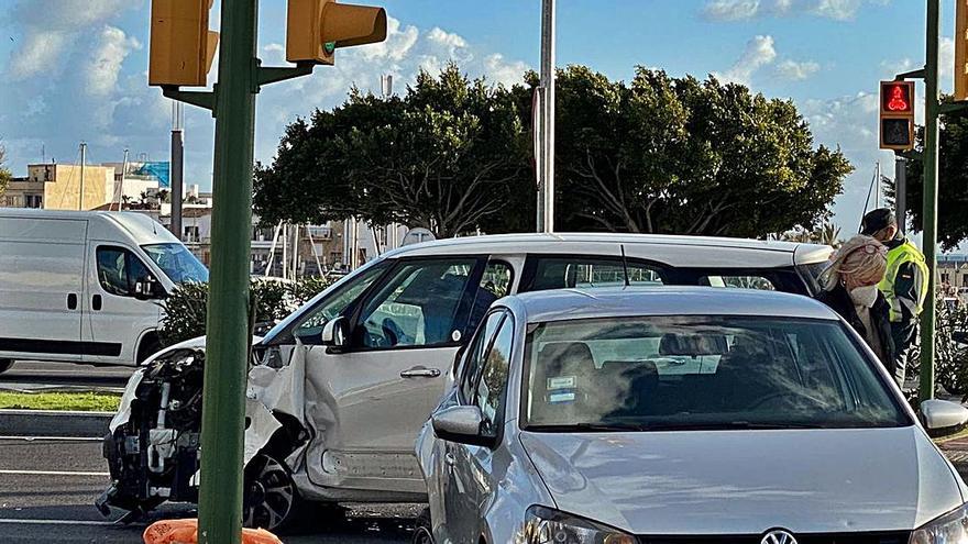 Aparatoso accidente en Palma