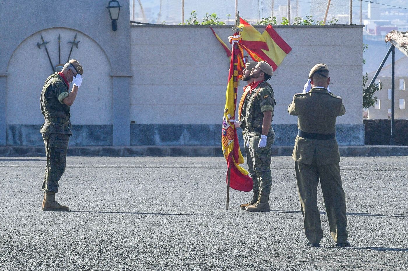 Celebración del día de la patrona de Infantería en Las Palmas de Gran Canaria