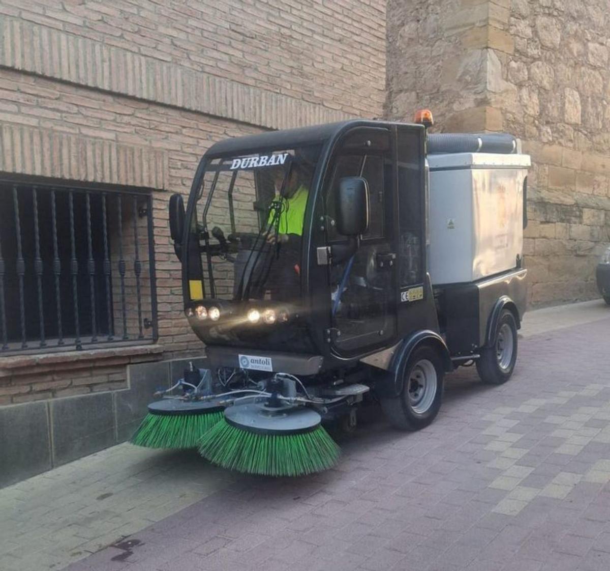 Nueva máquina para los trabajos de limpieza.