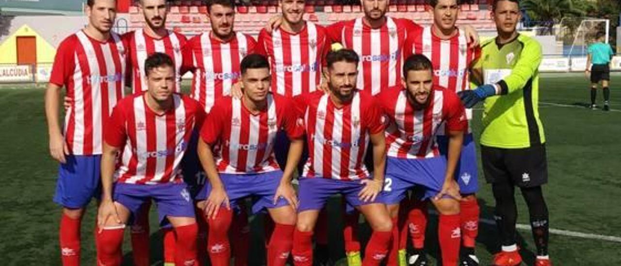 Once inicial que utilizó l&#039;Alcúdia ayer.