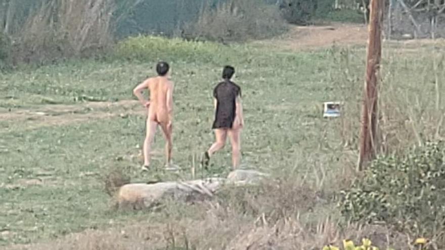 Vídeo: Un hombre se pasea desnudo por Can Bonet