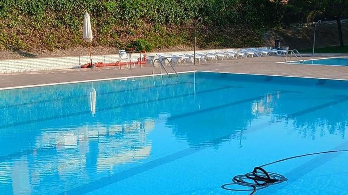Imatge ja normalitzada que presenta la piscina de Balsarey aquest dimarts al matí