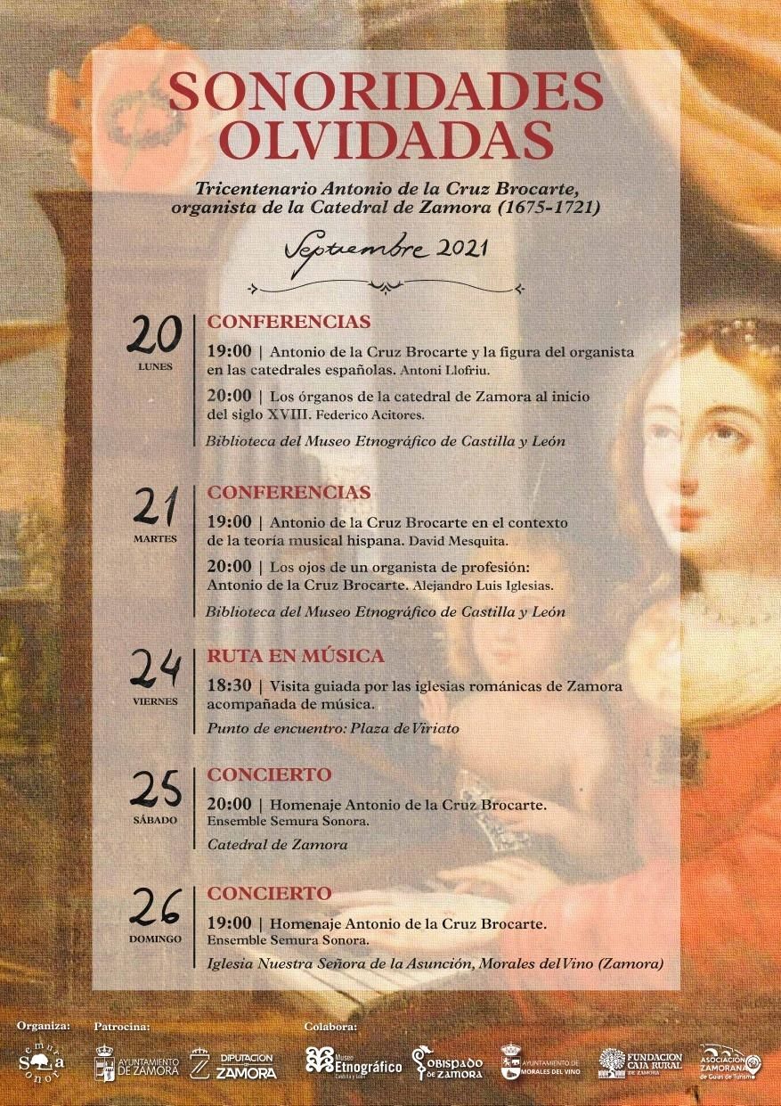 Jornadas 'Sonoridades Olvidadas' del Ensemble Semura Sonora en honor a Antonio de la Cruz Brocarte.