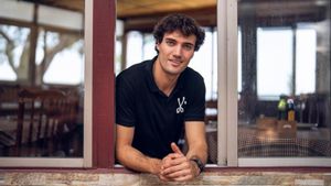 Santiago López-Balcells, en el restaurante Can Martí, que dirige desde el 1 de junio.