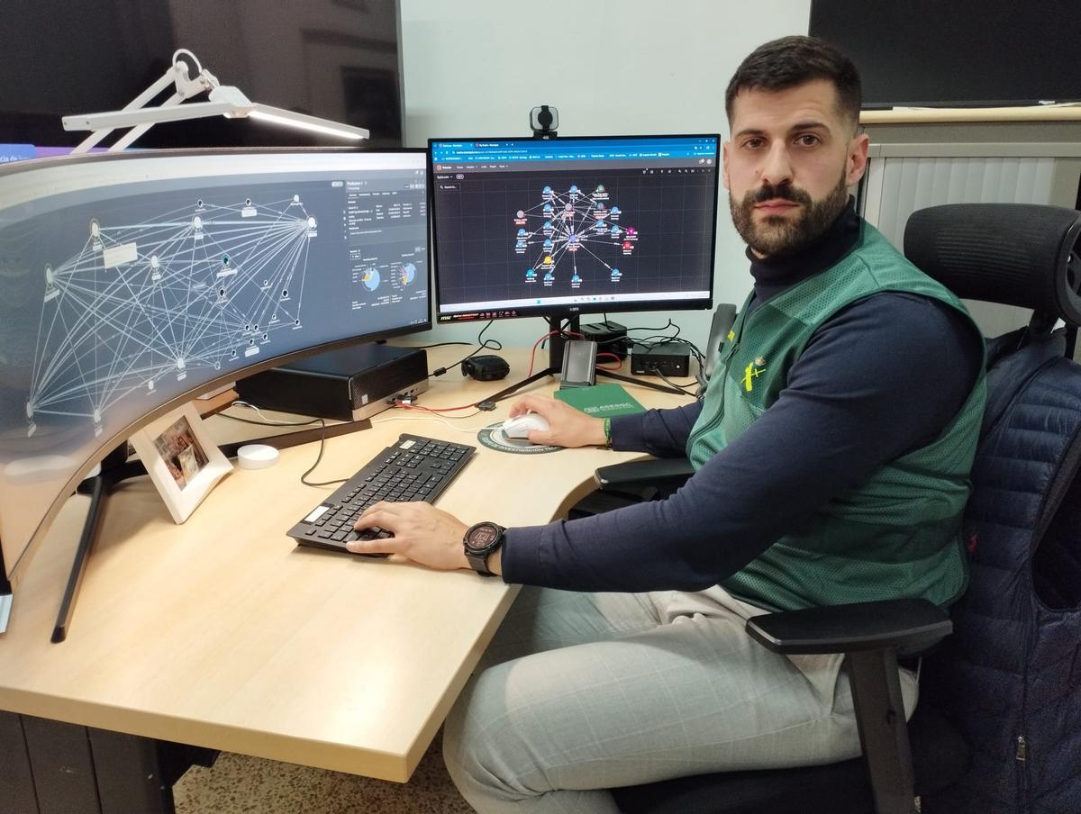 El sargento Segade, jefe del Equipo de Delincuencia Tecnológica (Edite) de la Guardia Civil.