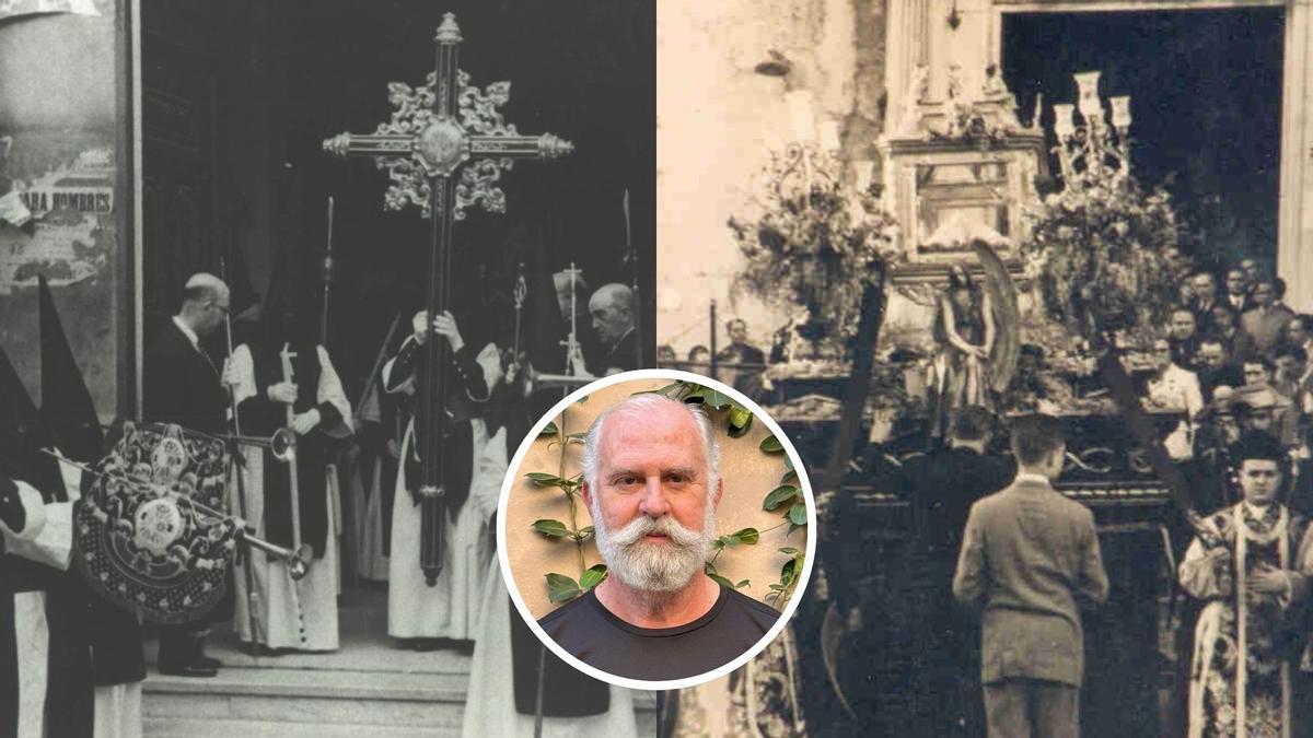 Antonio Manzano, experto en la Semana Santa de Badajoz, cuenta la evolución de la festividad.