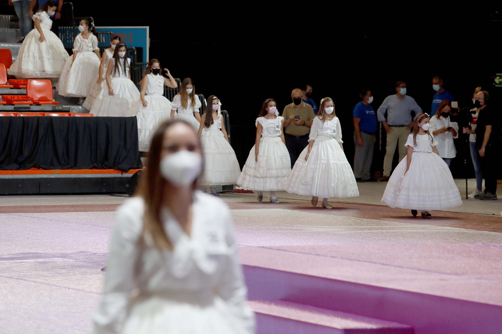 Ensayo de la elección de candidatas a falleras mayores y cortes 2022 en la Fonteta