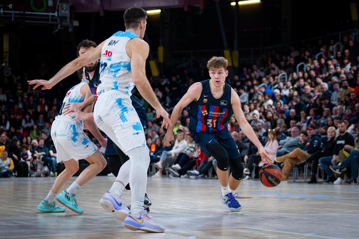Jokubaitis, en una acción del partido ante el Río