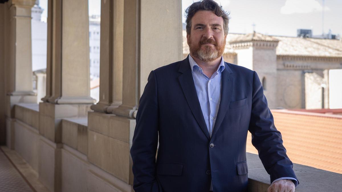 Afredo Sánchez-Rubio, decano del Real e Ilustre Colegio de Abogados de Zaragoza.