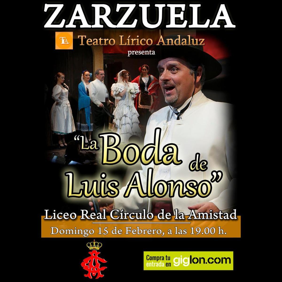 Sorteo entradas para zarzuela.