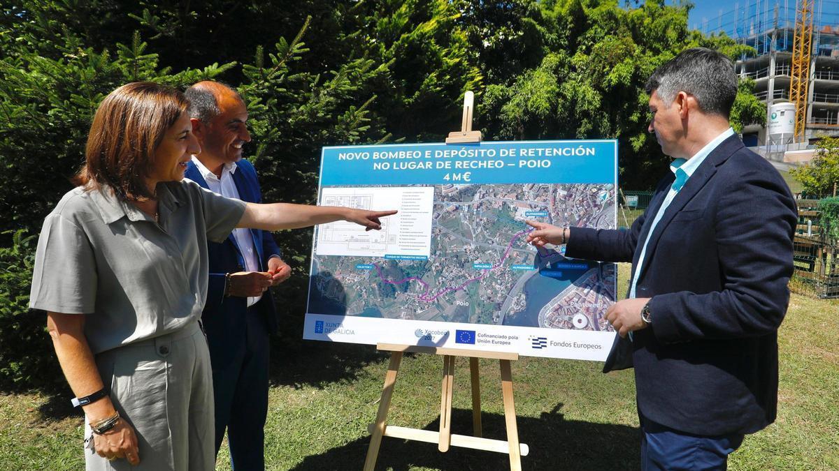 La ría de Pontevedra suma una nueva actuación clave para mejorar el saneamiento en Poio.