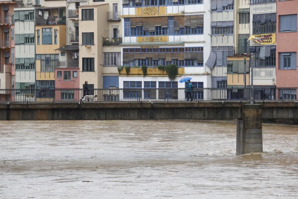 Temporal amb inundacions i creixement dels rius a les comarques gironines (18-22 d'abril de 2020)