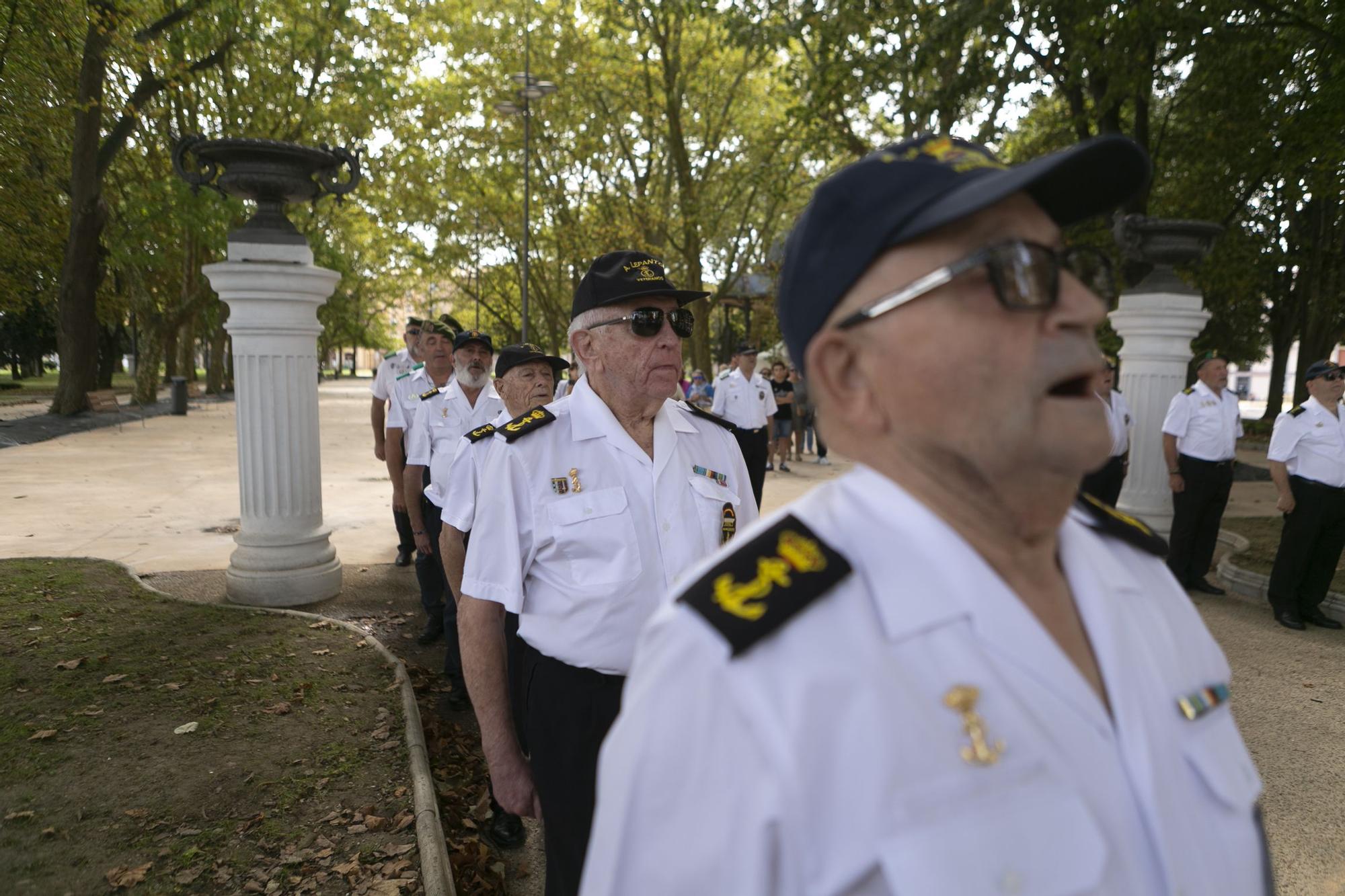 La asociación "Lepanto" de veteranos de la Armada rinde tributo al almirante avilesino Pedro Menéndez