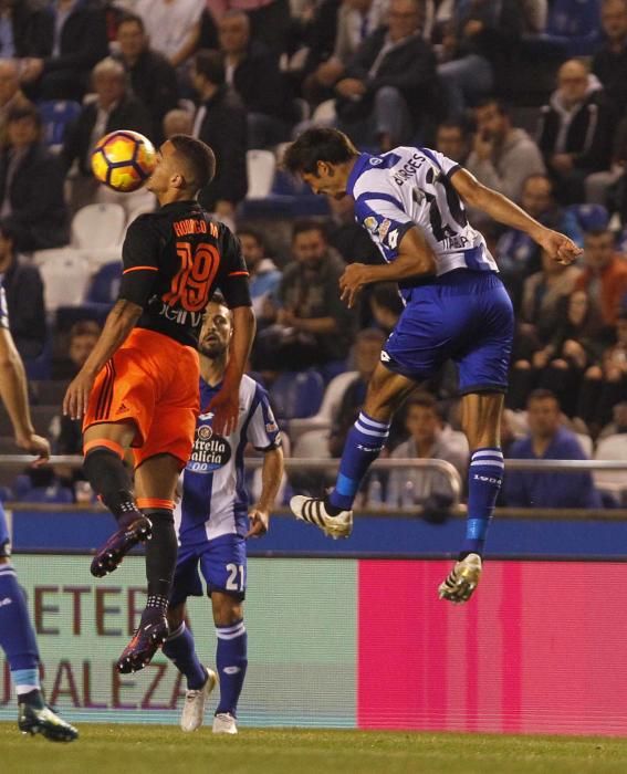 Deportivo - Valencia, en imágenes