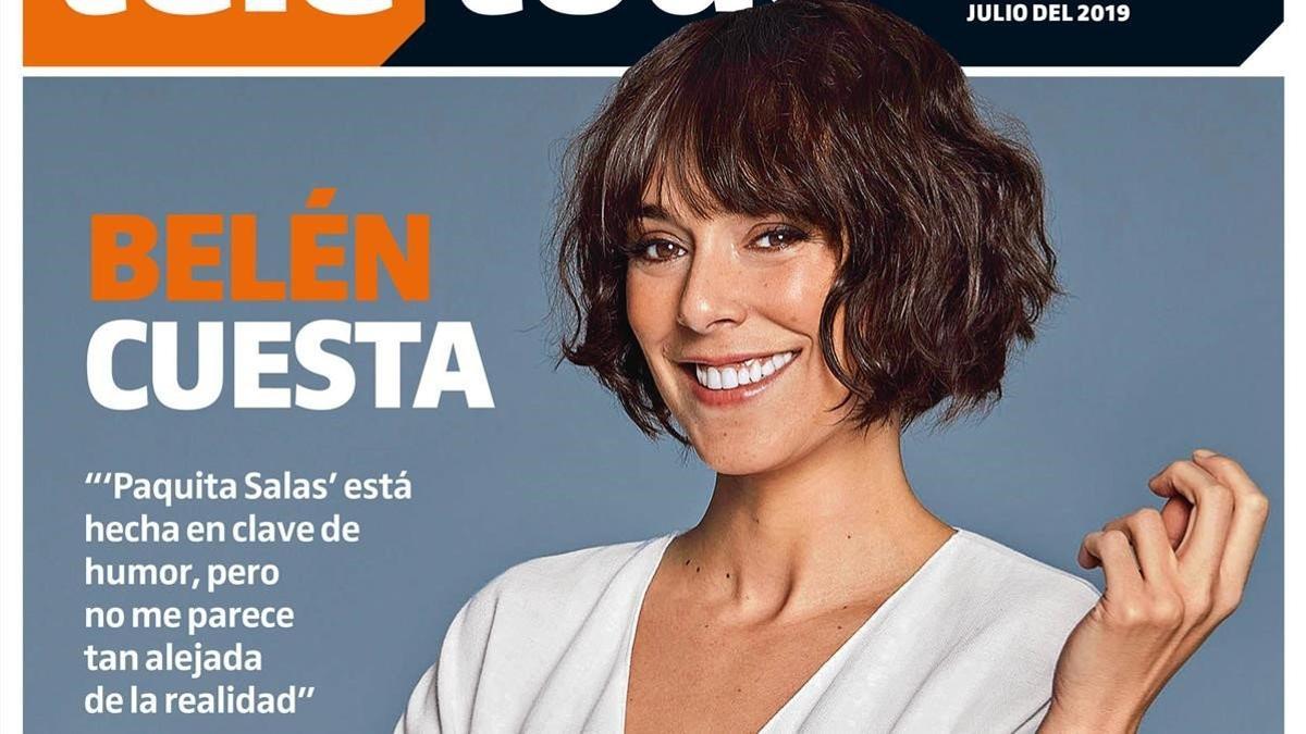 Belén Cuesta, en la portada de 'Teletodo'