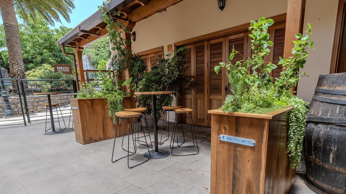 Imagen del Mercado Ecológico de Valleseco tras la renovación.