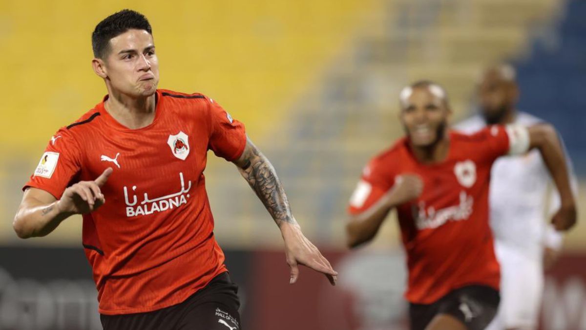 James Rodríguez, con la camiseta de Al-Rayyan | @jamesdrodriguez