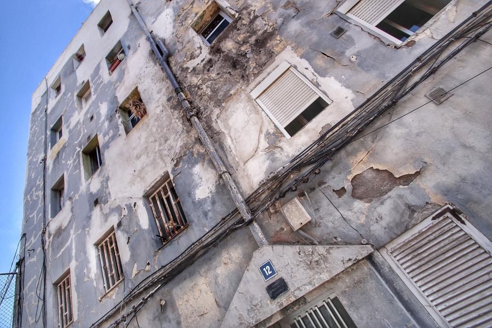 Viviendas de las barriadas de La Candelaria.