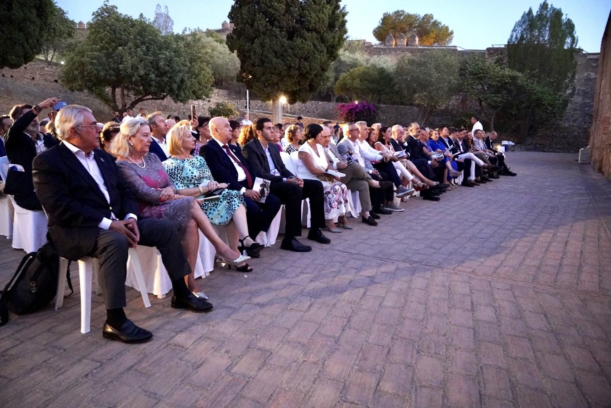 Acto de nombramiento del abanderado de la Feria de Málaga 2023 en el Castillo de Gibralfaro