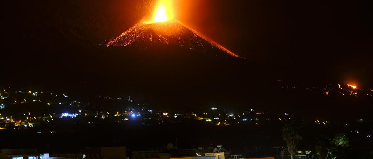 El volcán Cumbre Vieja.