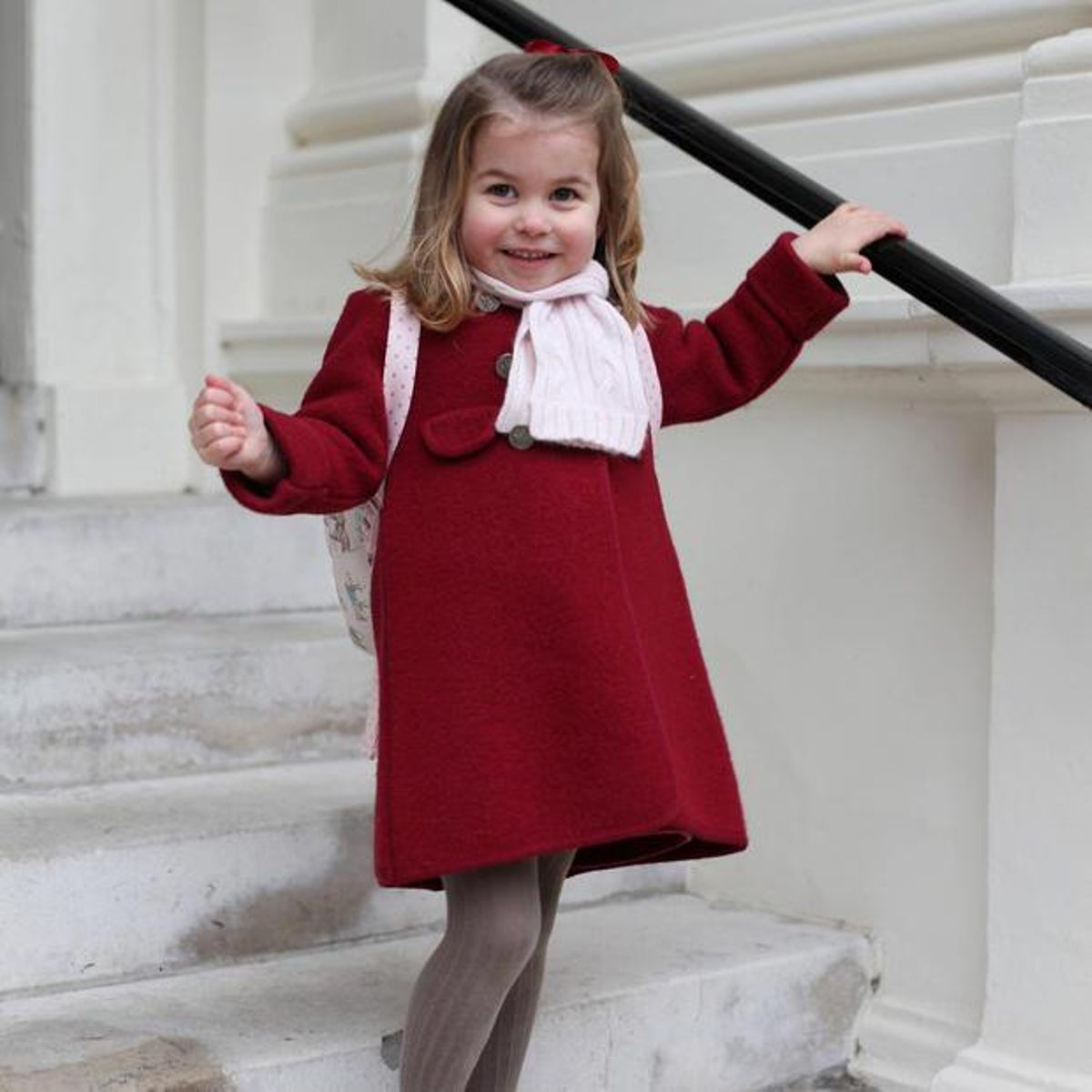 La princesa Charlotte con el abrigo de la firma zamorana