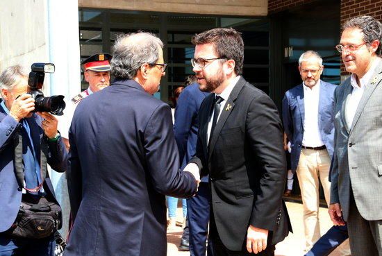 Torra visita Forcadell i Bassa