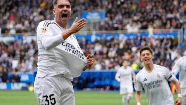 El futbolista del Reial Madrid Raúl Asencio