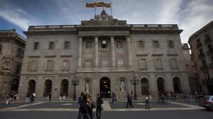 Fachada del Ayuntamiento de Barcelona.