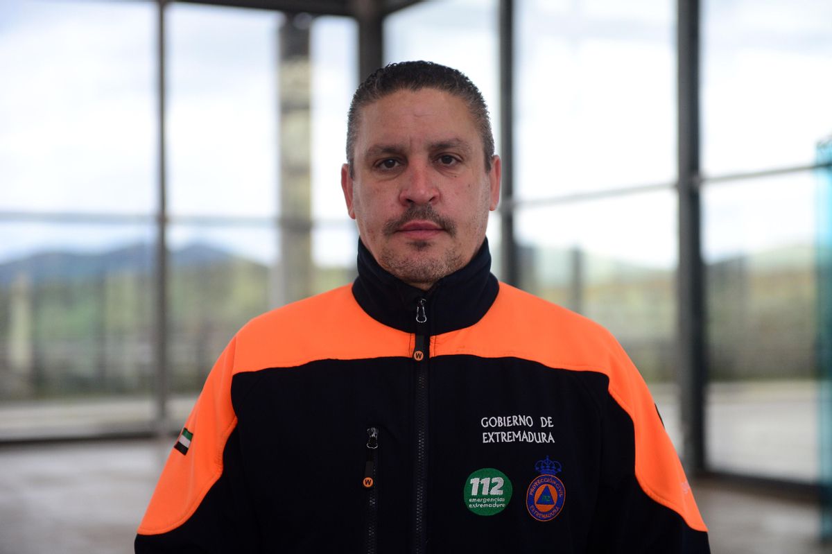 Ángel Carretero, responsable de Protección Civil en Plasencia.