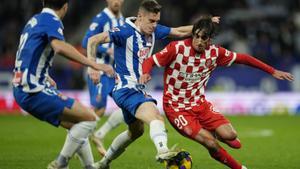 L’Espanyol i el Girona firmen l’empat en una batalla d’estils