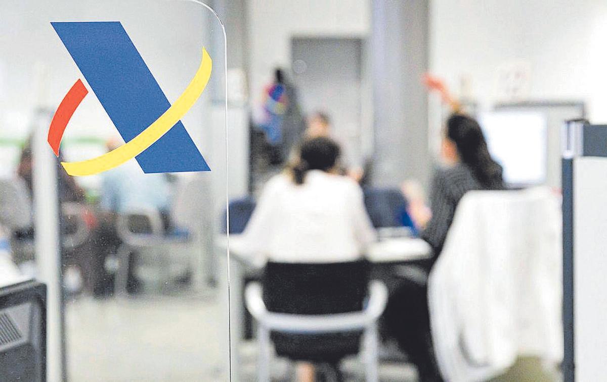Una oficina de la Agencia Estatal de Administración Tributaria, en una imagen de archivo