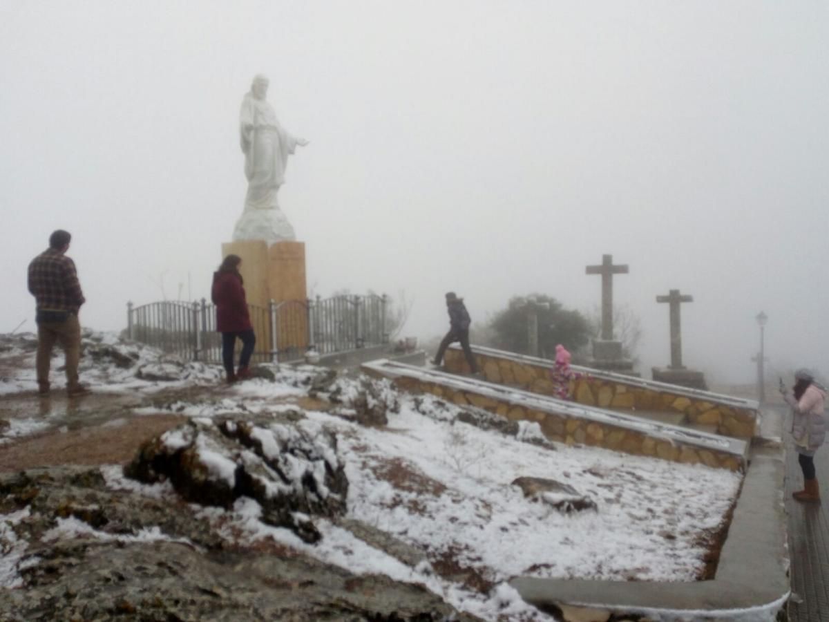 Nieve en la provincia, el último regalo de los Reyes.