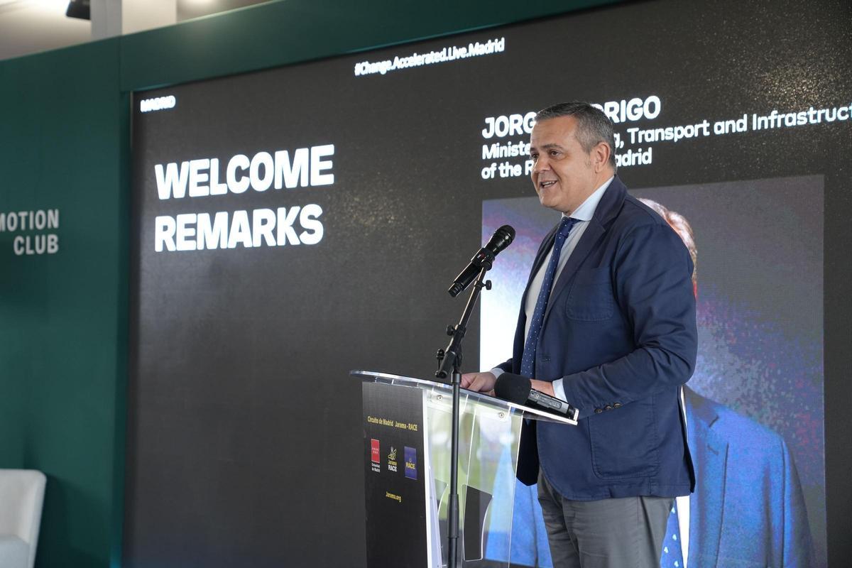 El consejero de Vivienda, Transportes e Infraestructuras de la Comunidad de Madrid, Jorge Rodrigo.
