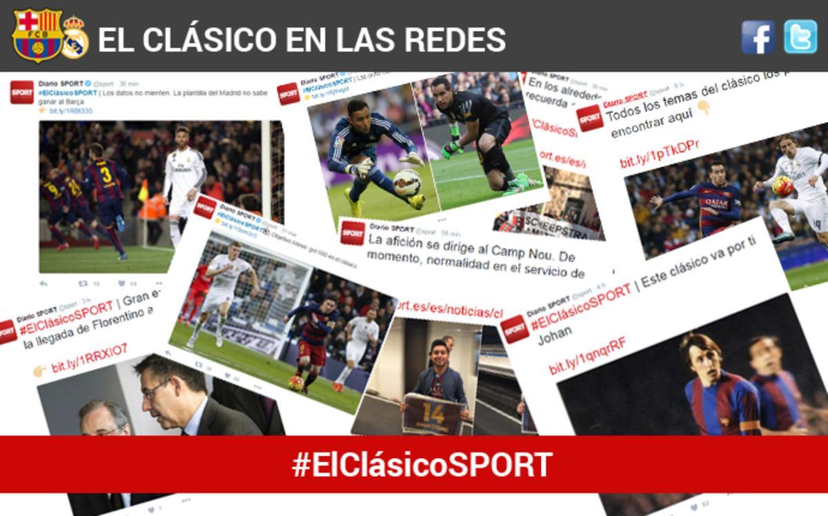 El clásico Barça-Madrid, en las redes El clásico Barça-Madrid, en las redes