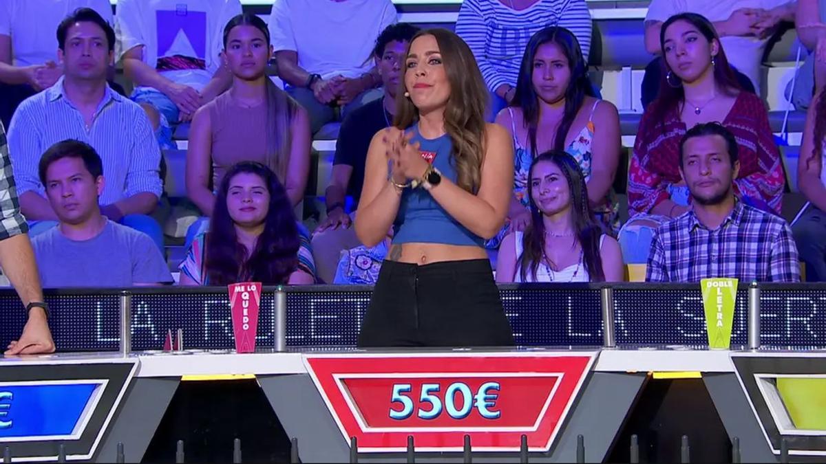 Estefanía ha dejado huella en La ruleta de la suerte