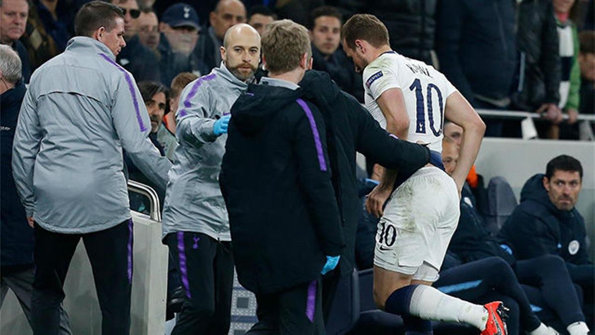 Así fue la lesión de Kane que lo puede dejar fuera lo que queda de temporada