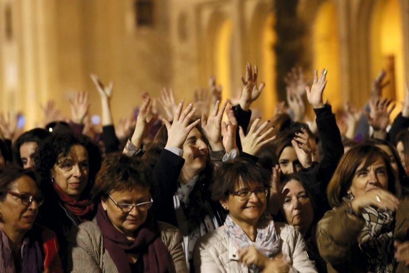 Fotogalería del 8-M en Zaragoza