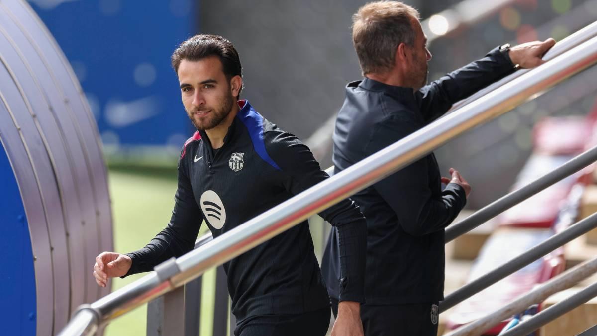 Flick se deshizo en elogios hacia Eric García