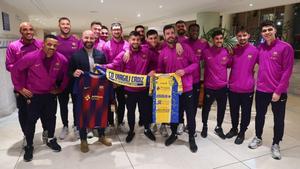 José Luis Botana, presidente del CD Virgili, recibió al Barça en Cádiz
