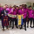 José Luis Botana, presidente del CD Virgili, recibió al Barça en Cádiz