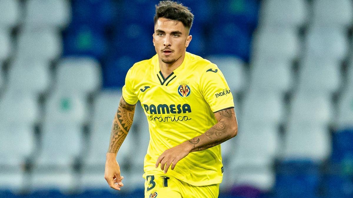 Dani Tasende, durante su etapa en la cantera del Villarreal.