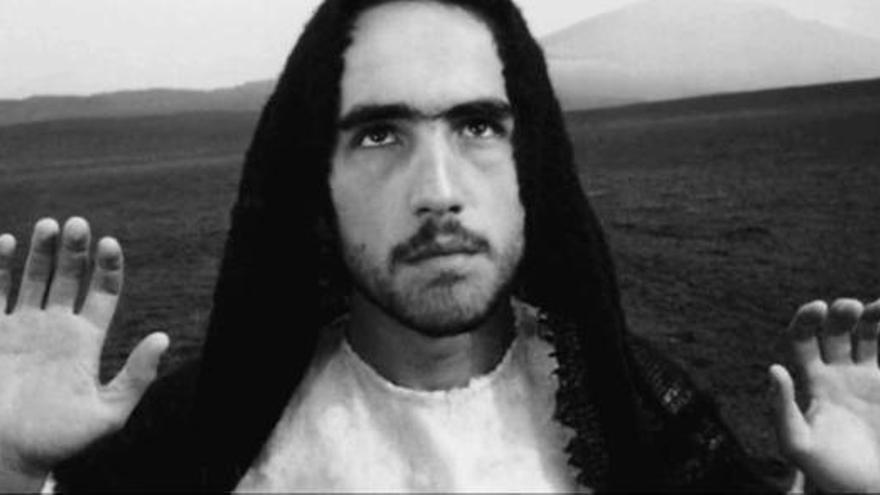 Enrique Irazoqui interpretant Jesús, al film de Pasolini.