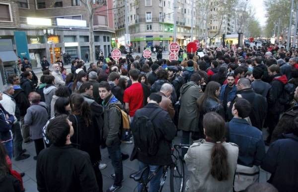 Protesta de Stop Desahucios