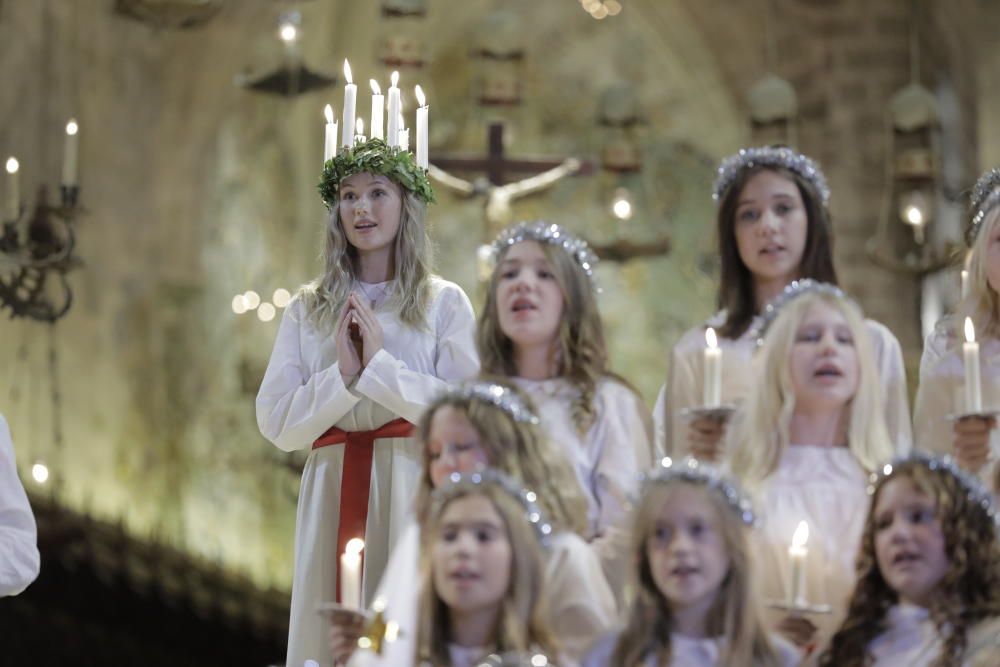 Santa-Lucía-Fest in der Kathedrale in Palma de Mallorca