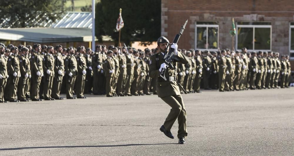 Parada militar del acto de celebración de la Inmaculada