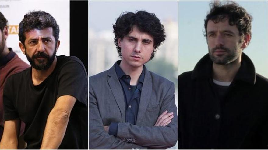 Rodríguez, Trueba y Sorogoyen, de izquierda a derecha.