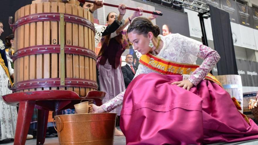 Ainzón es la capital cada año de la fiesta de la DO Campo de Borja. | SERVICIO ESPECIAL