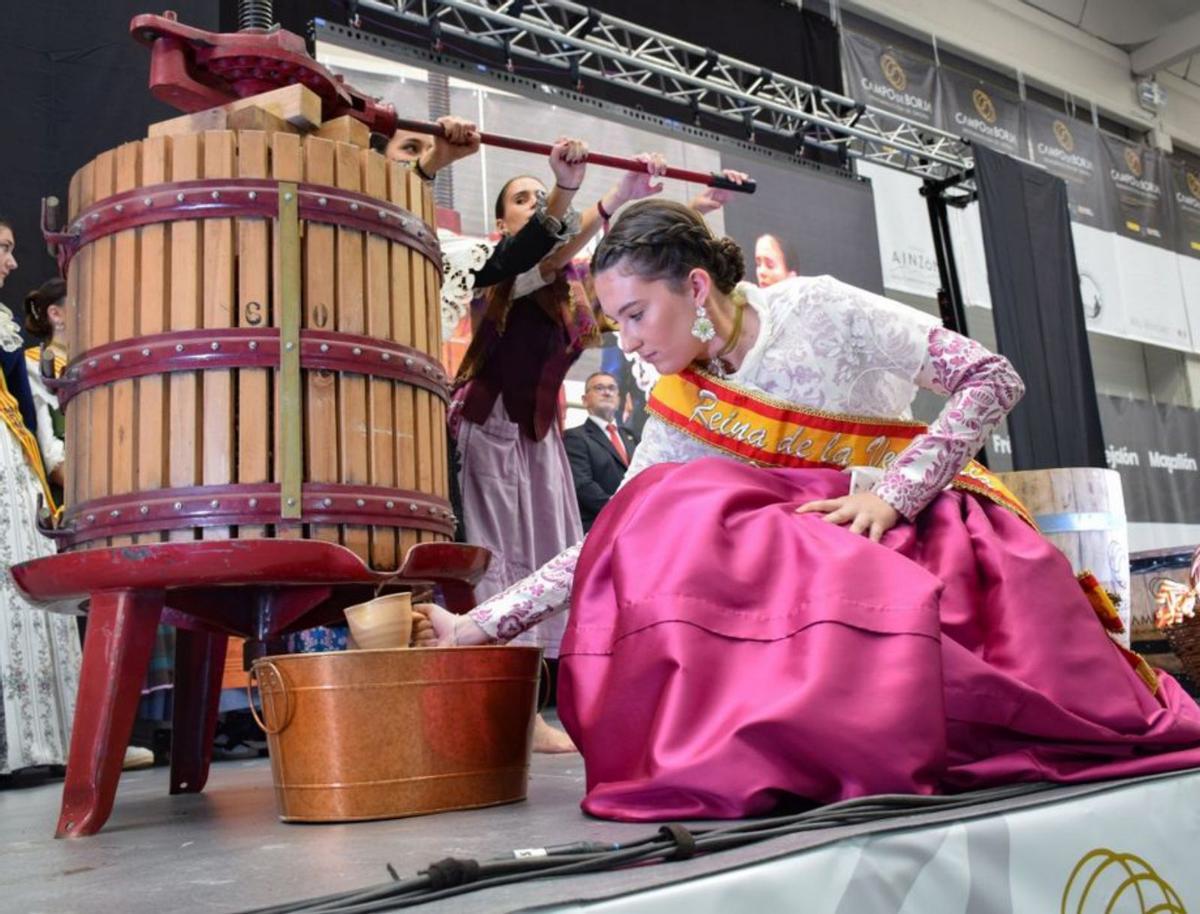 Ainzón es la capital cada año de la fiesta de la DO Campo de Borja. | SERVICIO ESPECIAL