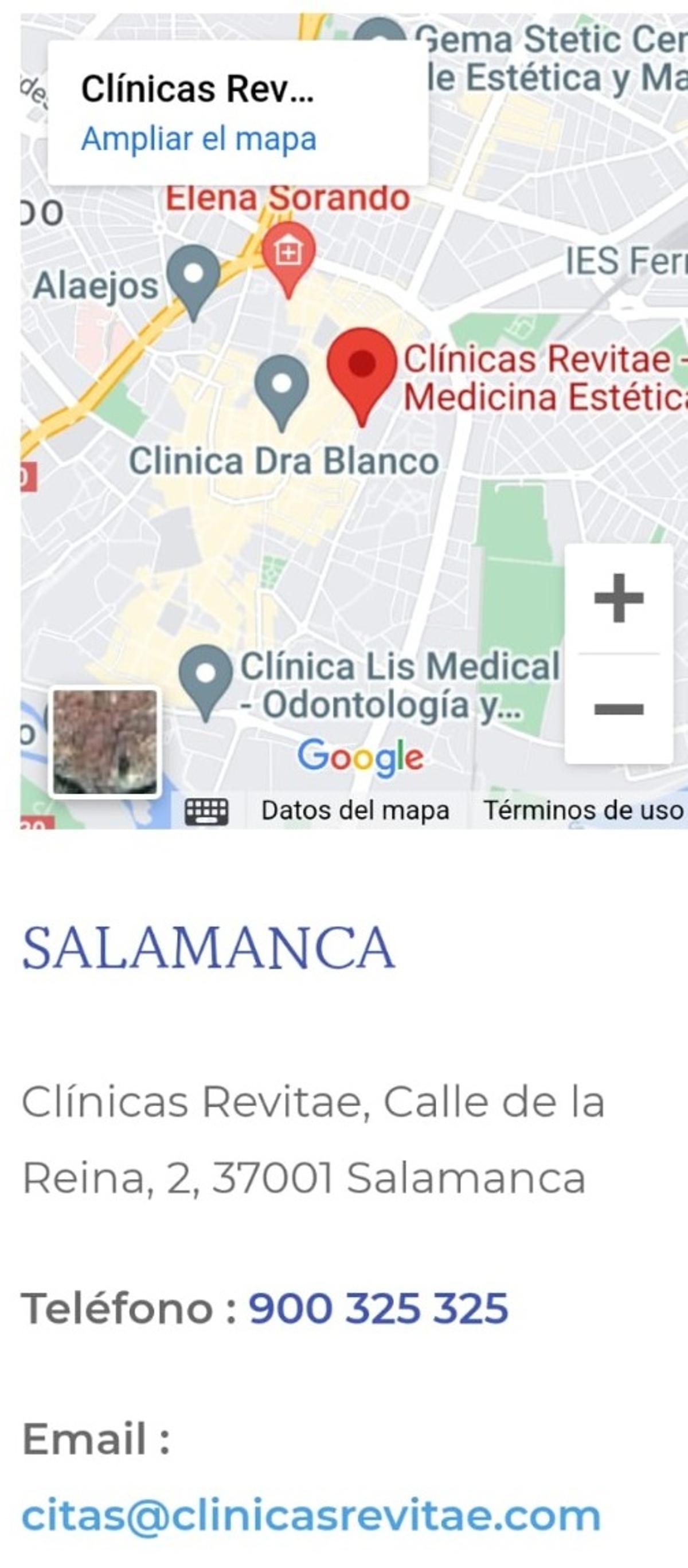 Clínicas Revitae Salamanca.