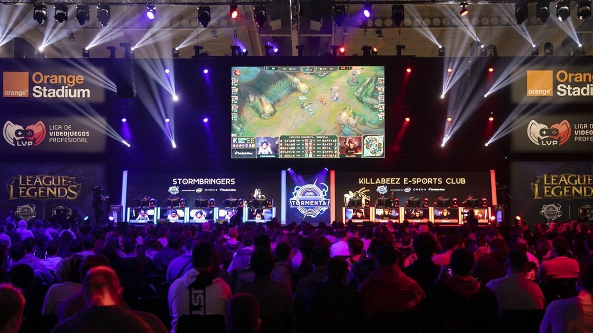 Competición de e-sports en la Barcelona Games World del 2018.